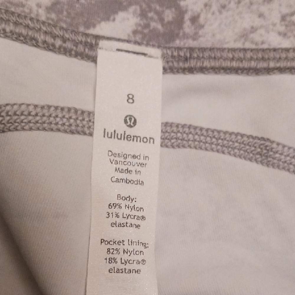 lululemon athletica Gray Patterned Leggings - Picture 5 of 13